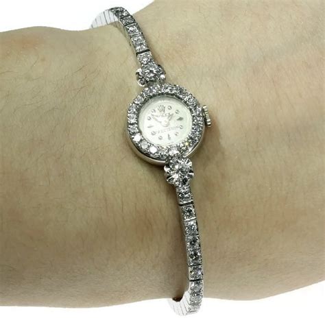 vintage rolex diamond ladies watch|1960 women s rolex watches.